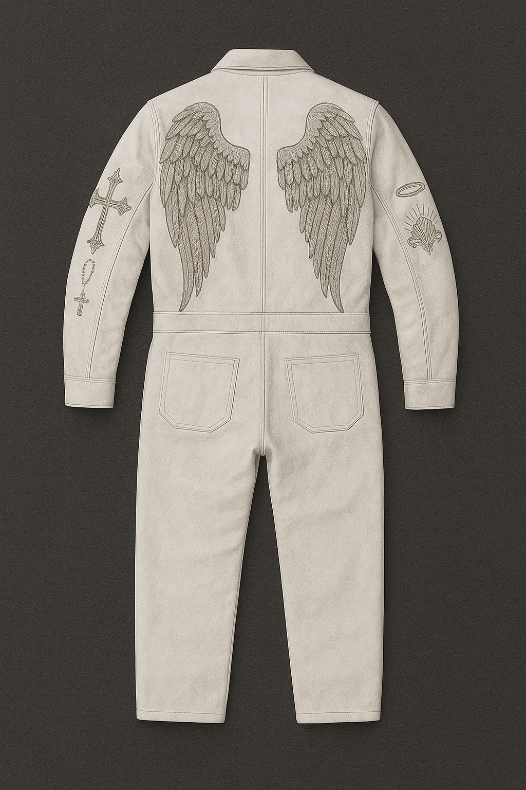 Ascended Seraph Leather Jumpsuit