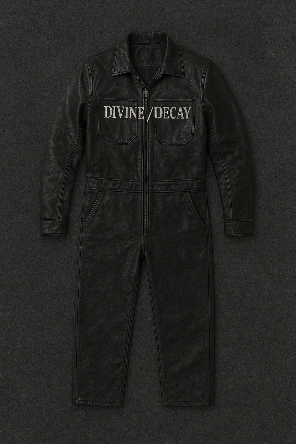 Fallen Seraph Leather Jumpsuit