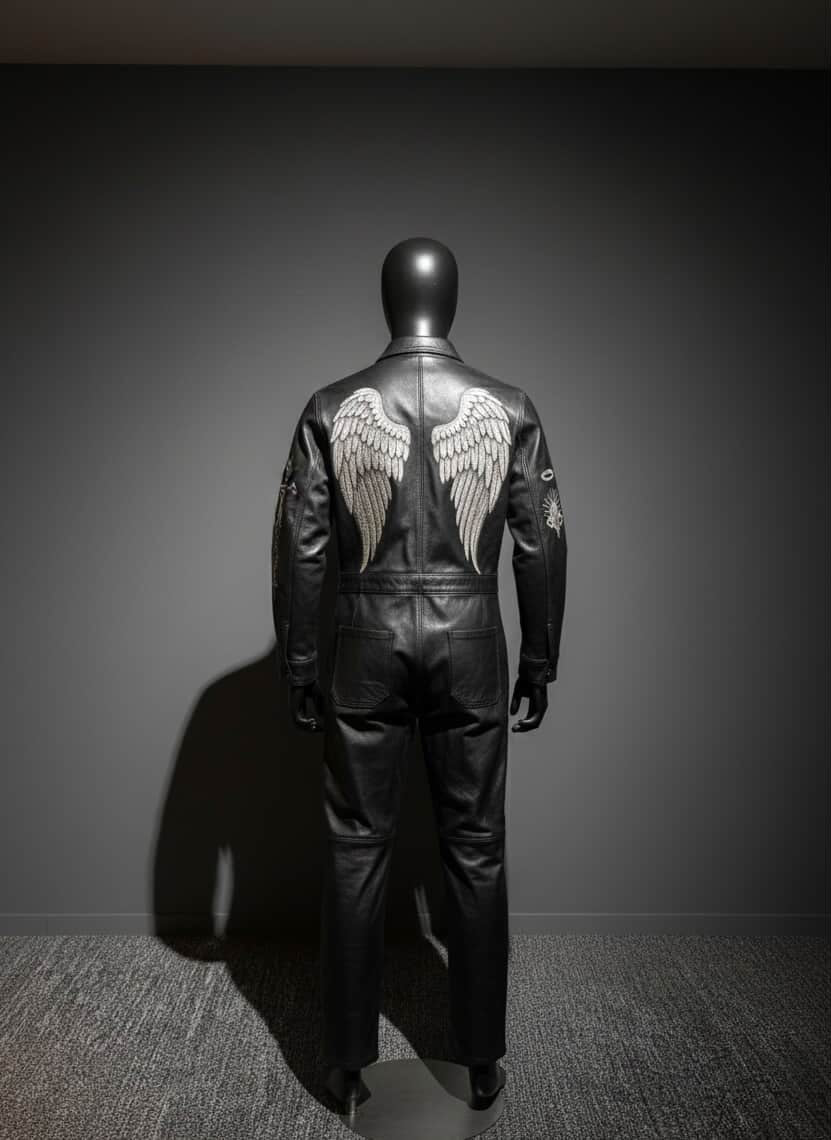 Fallen Seraph Leather Jumpsuit